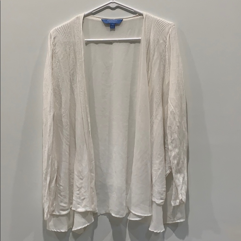 Simply Vera Cream Layered Sweater